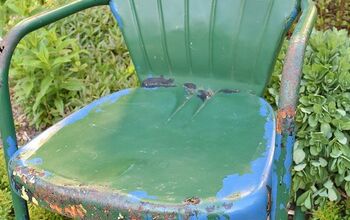 Cómo renovar las sillas de jardín metálicas antiguas