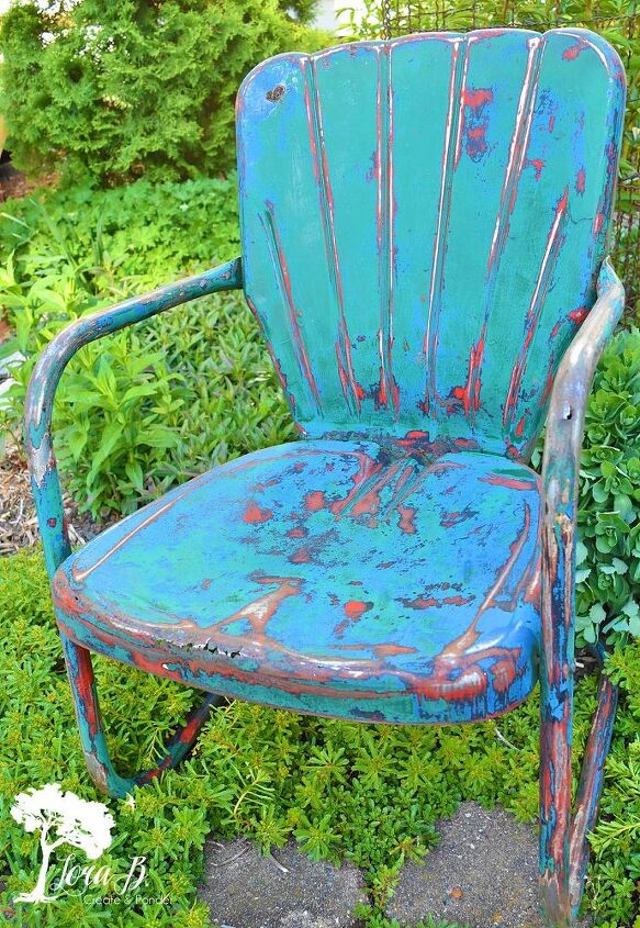 cmo renovar las sillas de jardn metlicas antiguas