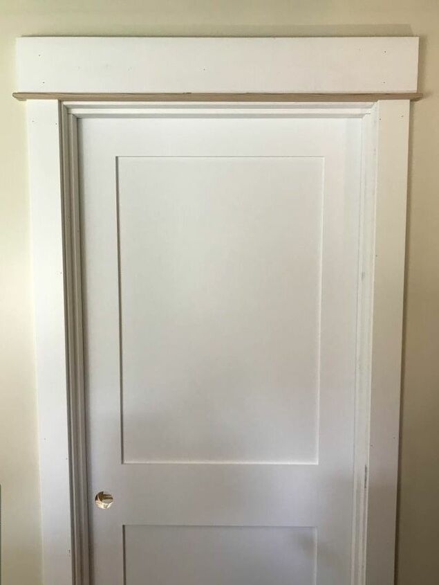diy craftsman door trim