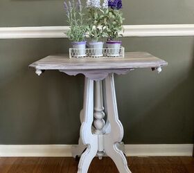 How to Paint an Antique Table White