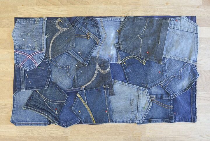 como fazer um capacho jeans