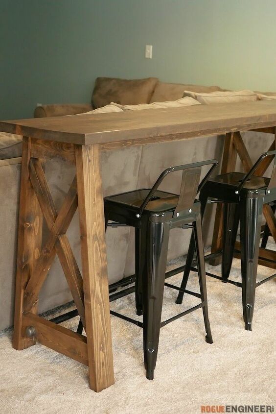 bar top console table