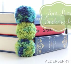 s pom pom ideas, Decorative Pom Pom Bookmarks