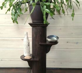 create the oil rubbed bronze look for less, Oil Rubbed Bronze Plant Stand