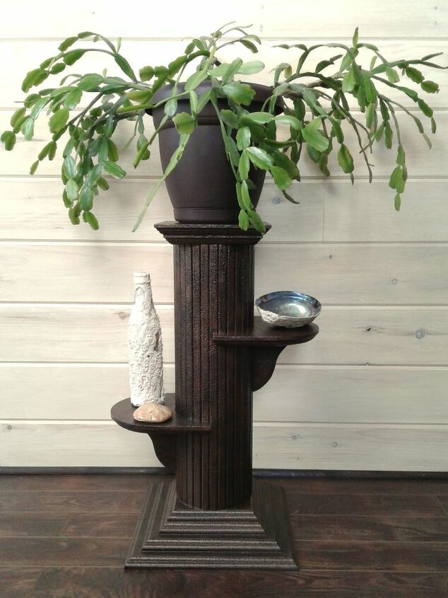create the oil rubbed bronze look for less, Oil Rubbed Bronze Plant Stand