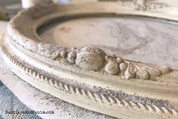 how to age thrift store frames with antiquing dust