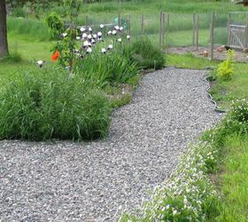 make a gravel garden path