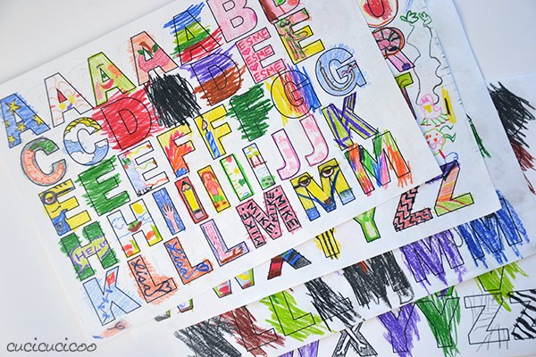 imanes de letras de colores para nios divertidos y educativos