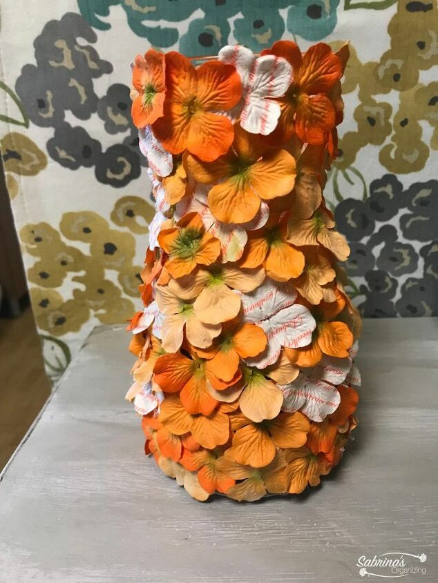 how to make a springtime flower vase