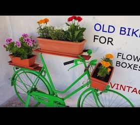 16 fabulous flower boxes that will leave your garden bursting with col, Creative Cycle Flower Box