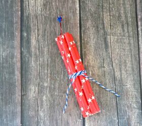 Holiday Home Decor: Fire Cracker Magnet Decorations