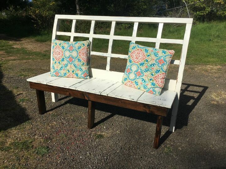 bench from a lonely headboard