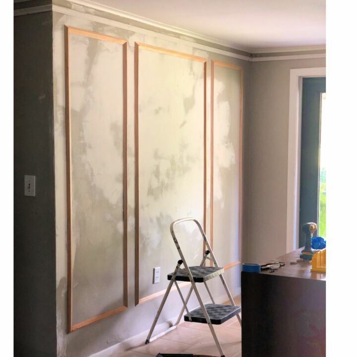 how to install picture moulding faux panel moulding