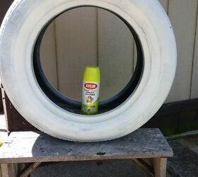 Cómo hacer una jardinera de neumáticos colgante