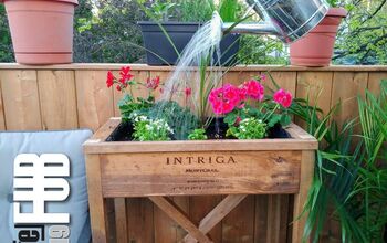 From Wine Box to Beautiful Planter