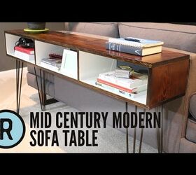 20 ways to use hairpin legs for industrial chic interiors, Contemporary Chic Sofa Table with 22 Hairpin Legs