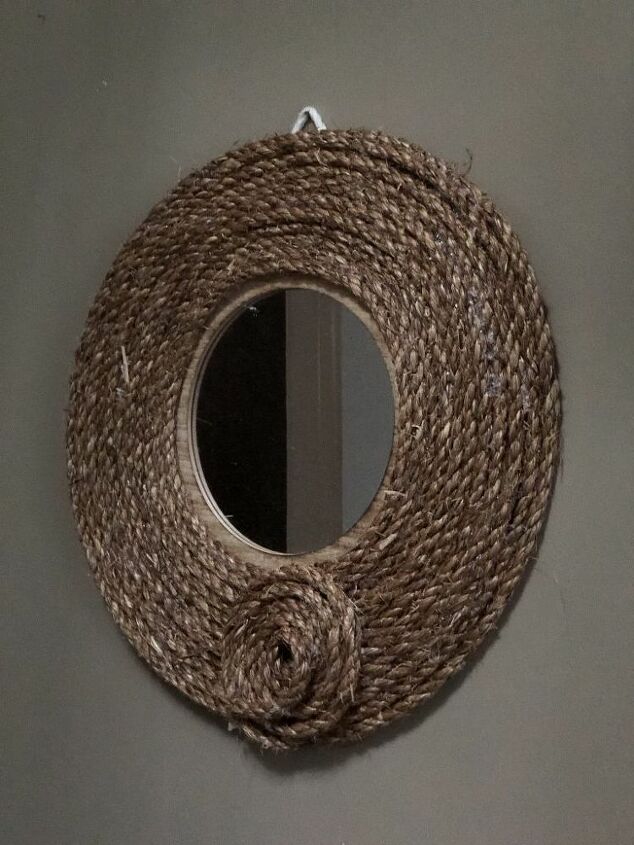 how to make your own rope mirror diy