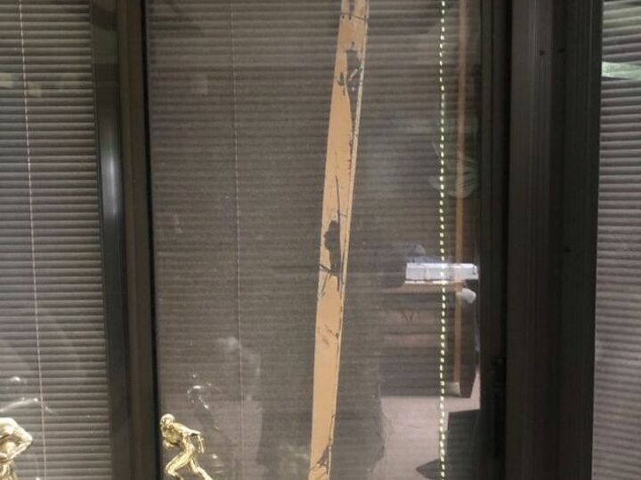 q how do i get the tape of my windows in my sunroom