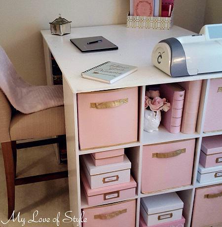 s storage solutions, Pretty in Pink Storage Containers