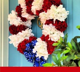 make a patriotic wreath