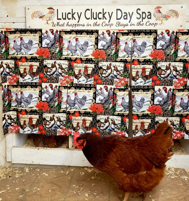no sew chicken curtains for hen house nesting boxes