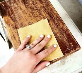 how to refinish furniture, STEP 1 SANDING