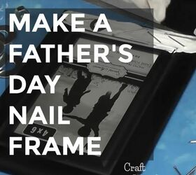diy nail frame man cave decor father s day gift ideas