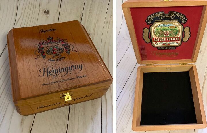 cigar box charm, Thank you Hemingway
