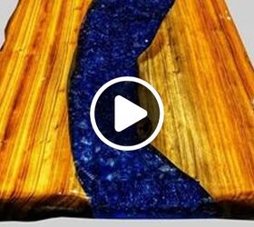 s most inspiring diy videos, Epoxy Bar Top Using Reclaimed Wood That GLOWS