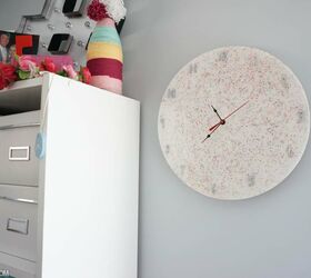 how to make a sparkly resin clock