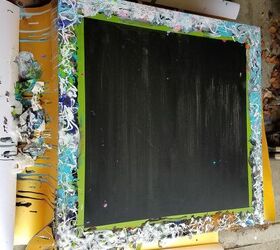 how to paint pour furniture piece, The finished pour