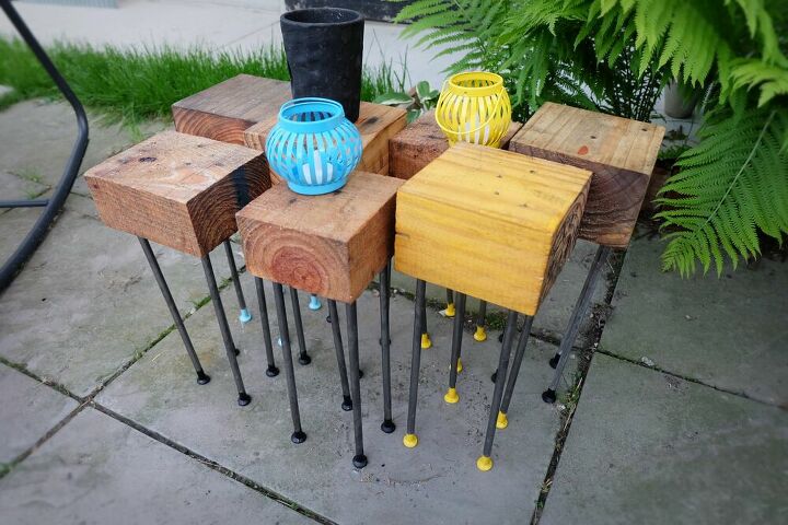 mesa de centro modular para el patio fcil de hacer diy