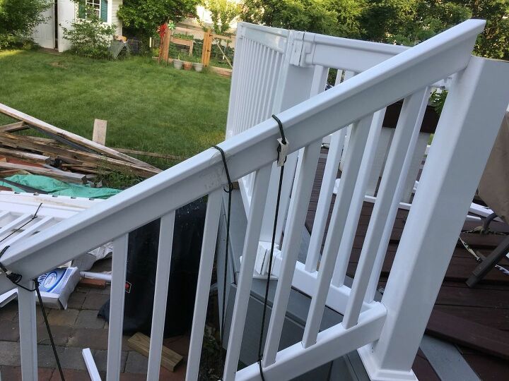 how do i install a vinyl stair rail