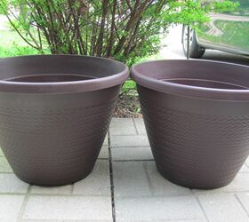 boost curb appeal with these tall planters
