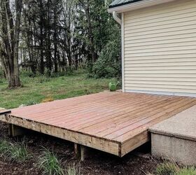 how to save an old deck, Before