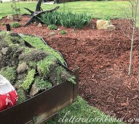 diy redesigning a flowerbed and making it much bigger