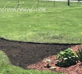 diy redesigning a flowerbed and making it much bigger