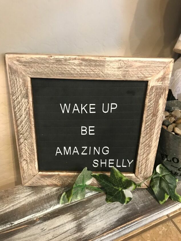 how to upscale a letter board from the dollar store
