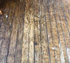 how to remove rusted broken off staples from a hardwood floor