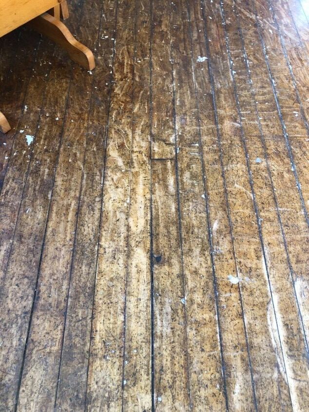 how to remove rusted broken off staples from a hardwood floor