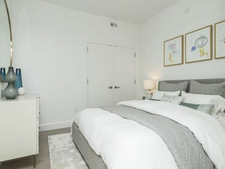 q how would you make these ugly closet doors look nicer