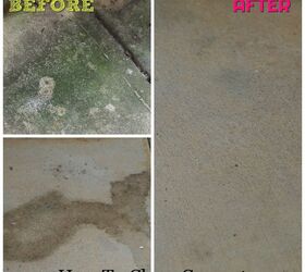 how to clean concrete