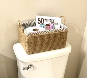 Basket with tubes of toilet paper (Recycle) Ecobrisa DIY 