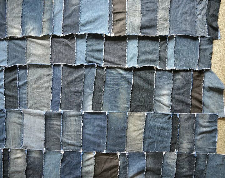 quick and easy denim rag quilt