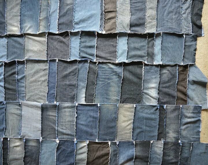 quick and easy denim rag quilt