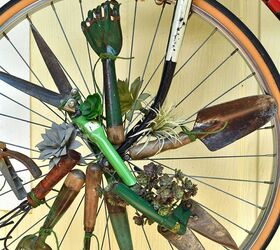 bicycle garden art