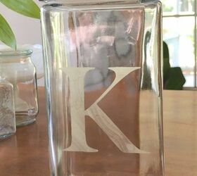 acid etched glass canisters
