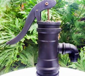 how to make a sham hand water pump