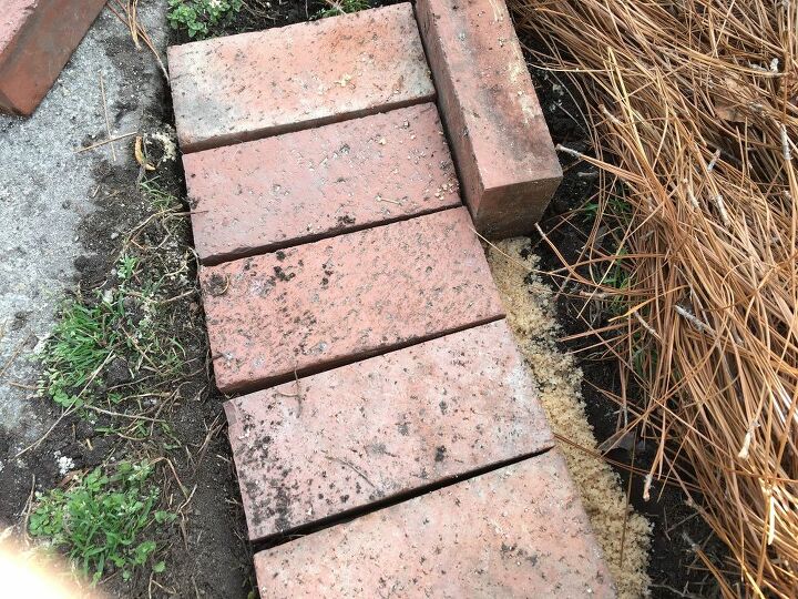 diy brick garden edging
