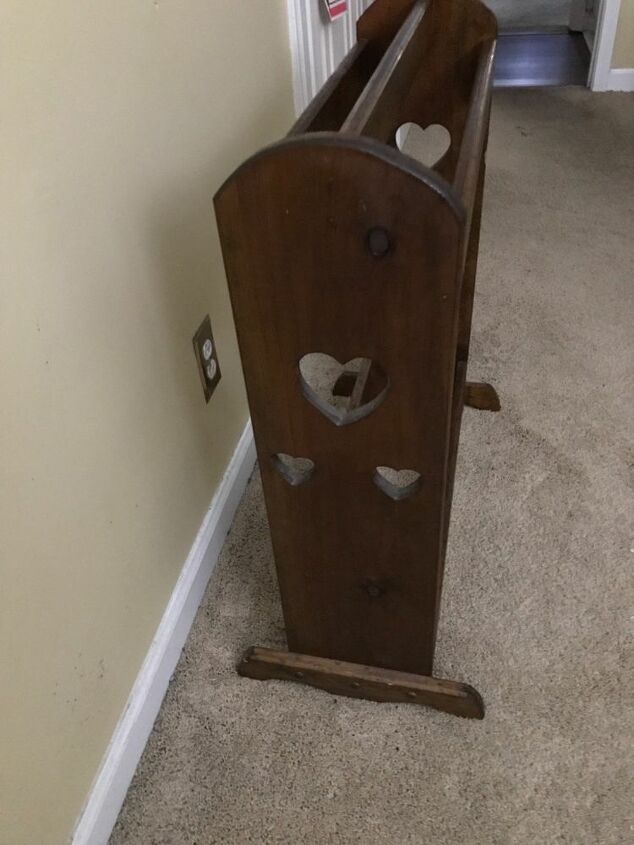 How do I upcycle this old wood quilt rack into something else? | Hometalk